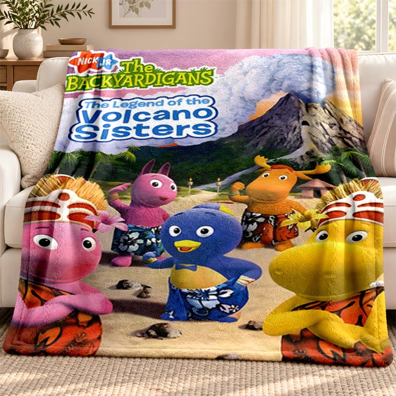 Backyardigans blanket Flannel Blanket Soft Cozy Plush Throw for Sofa Bed Lightweight Home Decoration Outdoor camping