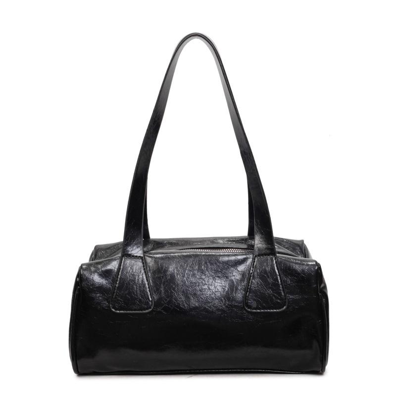 Bags Women's 2025 Autumn and Winter Korean Ins Retro Underarm Baguette Bag Versatile Commuter Casual Handheld Shoulder Bag