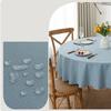 Elegant Linens Style Table Cover Water Repellents Stains Resistant and Washable Table Cloth for Event Home Offices