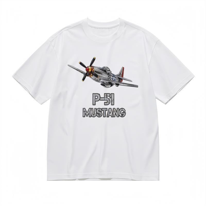 Women's Comfortable Comfy Classic T-Shirt Military Aircraft Graphic Tee