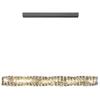 Modern Crystal Chandelier: Sleek Light for Dining Room Table or Bar