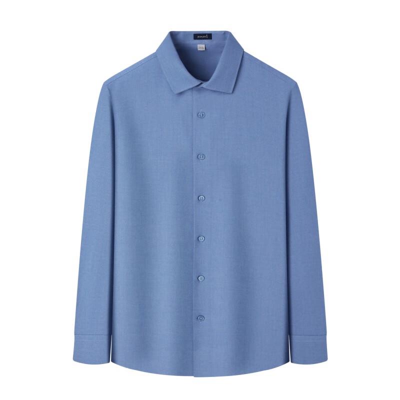 Zhuangji Men's Standard Fit Long-Sleeve Shirt JGD5C2C2722