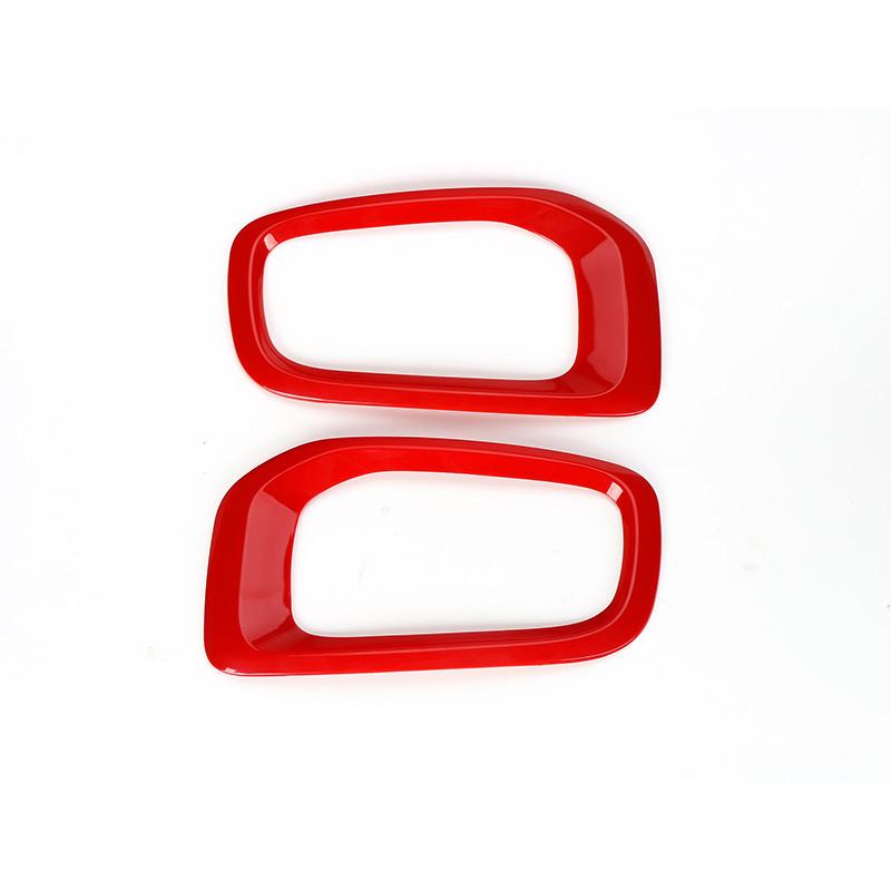 SHINEKA Außenzubehör für Jeep Renegade, ABS-Auto-Front-Nebelscheinwerfer-Lampen-Dekorationsabdeckungsaufkleber für Jeep Renegade