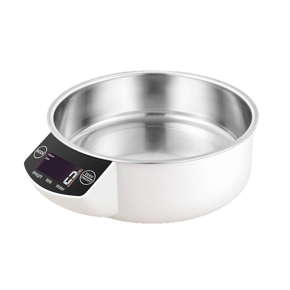 Detachable Stainless Steel Electronic Bowl Scale Accurate Food Bowl Scale Kitchen Scale  Kitchen белый
