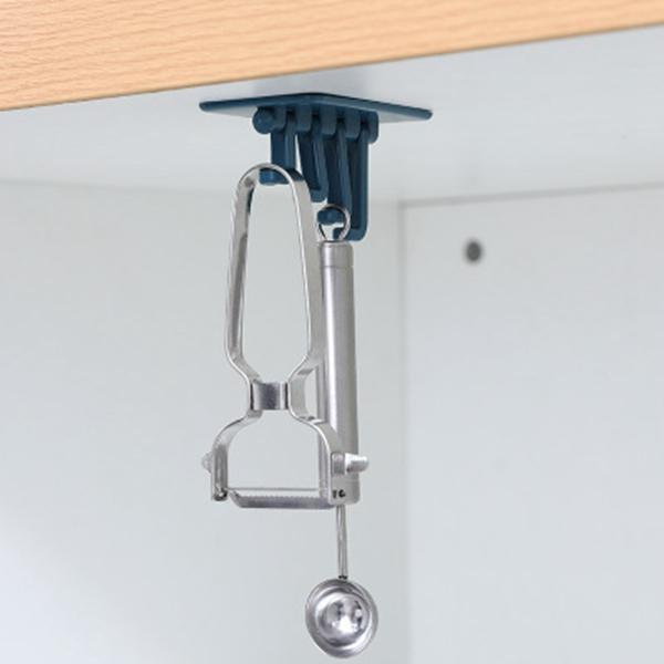 Creative Organ Wall-mounted Keychain for Bathroom Rack Kitchen Hook Crochet Studless Seamless Wall Hook ABS Wall Hook