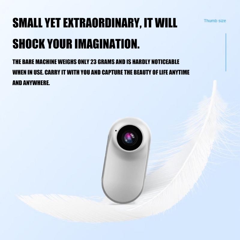 1080P Portable Mini Digital Camera Lightweight Video Recorder 1080P Resolution Wearable Camera for Student Traveler