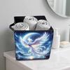 The White Phoenix 5D Diamond Painting Storage Basket Full Round Drill Mosaic Diamond Embroidery Cross Stitch Kits Home Decor Home Decor