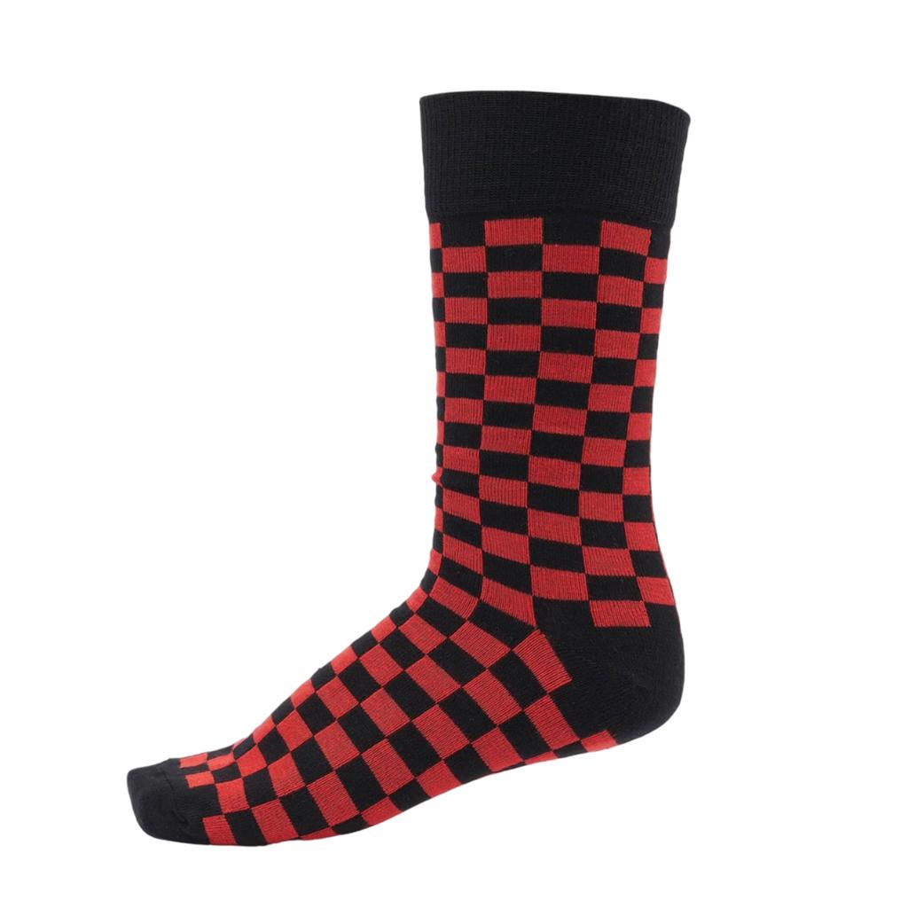 Urban Classics Mens Checked Socks (Pack of 5)