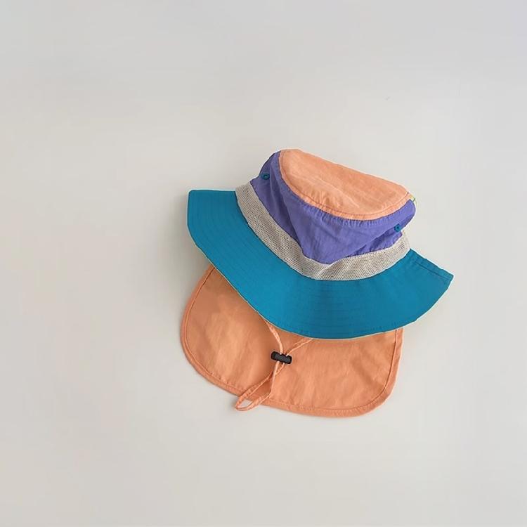 Breathable Kids Bucket Hat Kids Outdoor Sports Fisherman Hat for Travel Casual