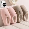 Home Cotton Slippers Winter Plush Warm Indoor Household Bedroom Winter Fluffy Slippers Winter