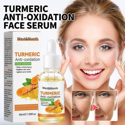 30ml Essenza per il viso Idratante Schiarente Segni dell'acne Non irritante Cura della pelle delle donne Curcuma Idratante per il viso Cura della pelle