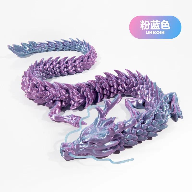 

30cm New 3D Printed Dragon Flying Dragon Rotatable Articulated Wing Dragons Home Ornaments 30CM