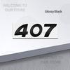 Car Decor Metal For p333 206 207 208 407 107 508 106 301 307 308 405 408 Emblem 3D Sticker Accessories Tail Rear Trunk Decals 333p