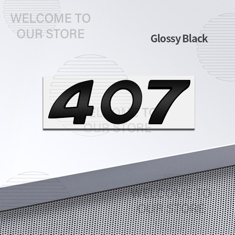 Car Decor Metal For p333 206 207 208 407 107 508 106 301 307 308 405 408 Emblem 3D Sticker Accessories Tail Rear Trunk Decals 333p