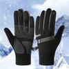 Lock Buckle Thick Cycling Gloves  Warm Outdoor Gloves Winter Cycling Gloves  Sports