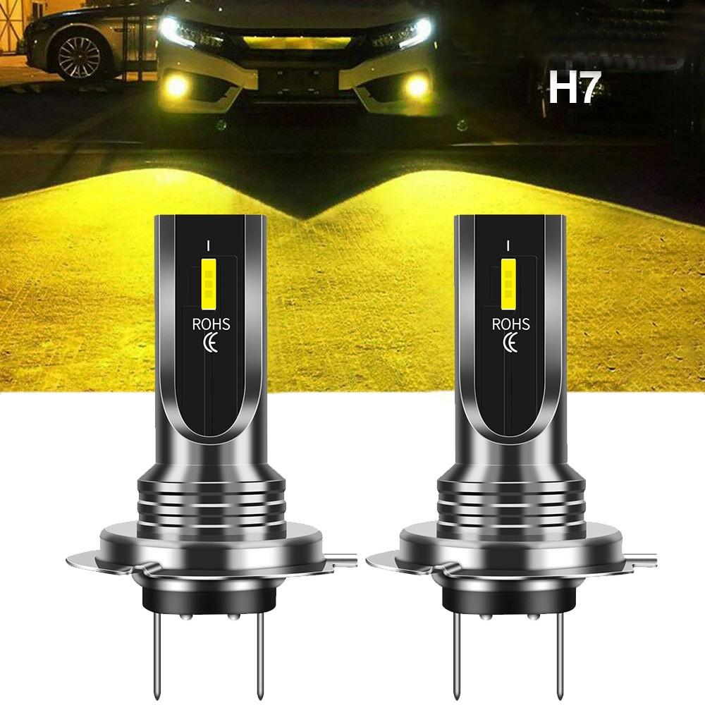 Car LED Headlight 2pcs/Set 360 Degrees Lighting 7500 Lm