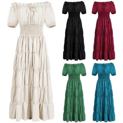 Women's Medieval Renaissance Halloween Costume Dress