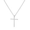 INS Style Luxury Zirconia Cross Pendant Necklace - High-end Clavicle Chain Jewelry