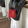 Premium retro bucket bag women's casual messenger bag mini handbag