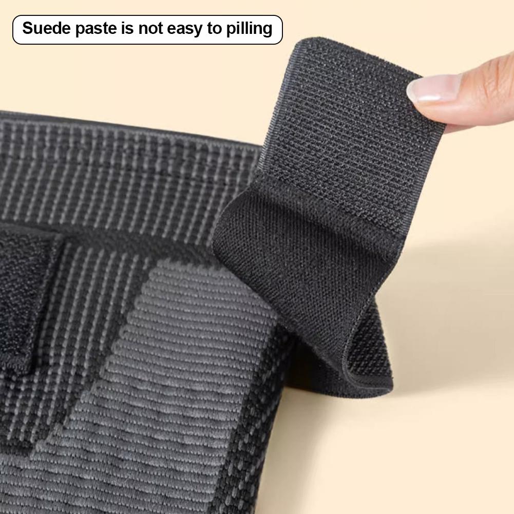 1 paire de genouillères de compression longues, support de soutien, manchon de sport à rayures allongées, protection contre l'arthrite et les douleurs articulaires, genouillère élastique