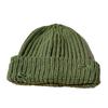 New Solid Color Big Head Hat with Holes Lazy Large Plate Pit Striped Woolen Hat Face  Showing Knitted Hat Casual Hat Trendy