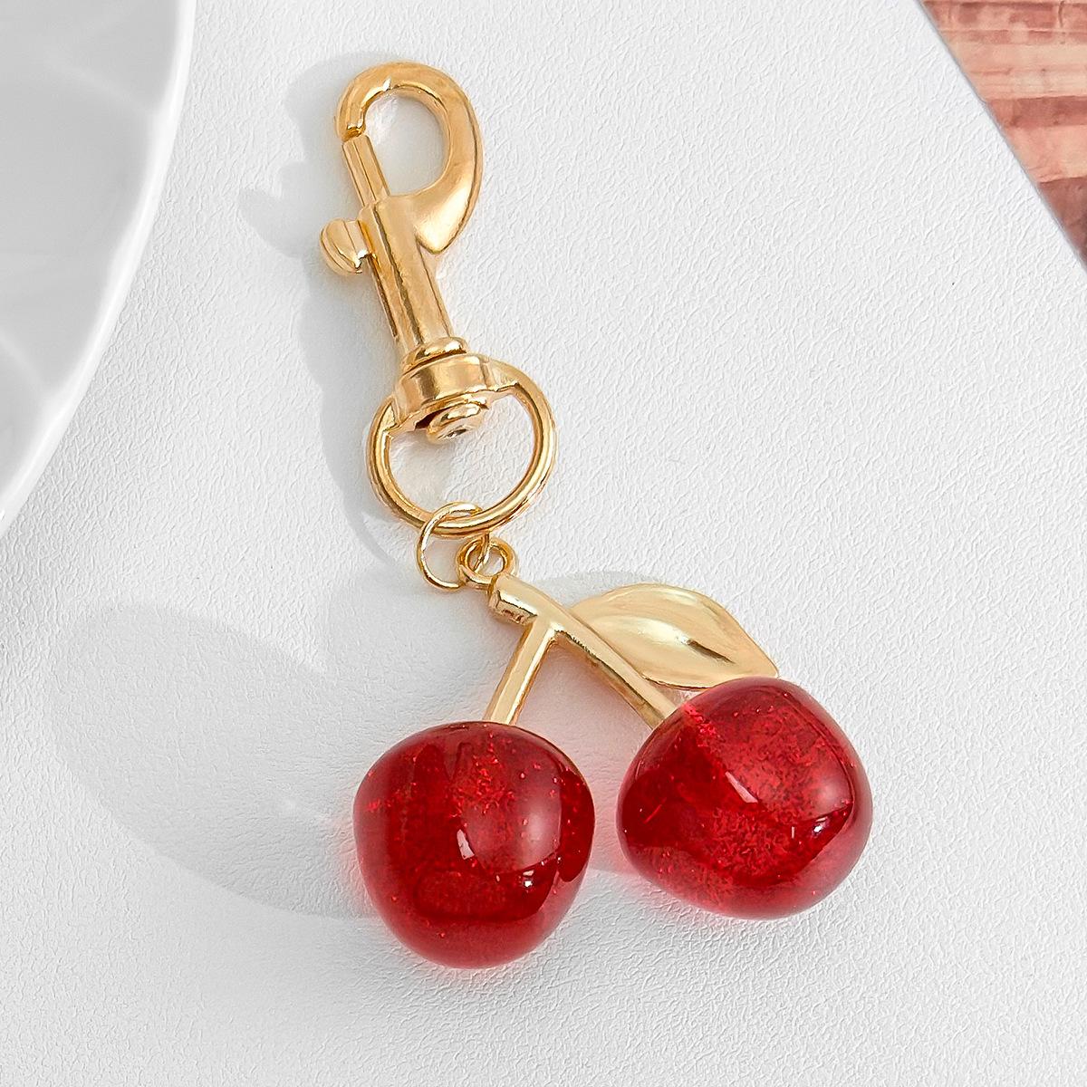 

Yogodlns Cute Cherry Mini Backpack Hanging Handbag Pendant Bag Pendant Bags Accessories one size червоний