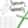 30Pcs Iron Climbing Pipe Support 11/16/20 MM Plant Connector Clip Fixing Clamp  Greenhouse