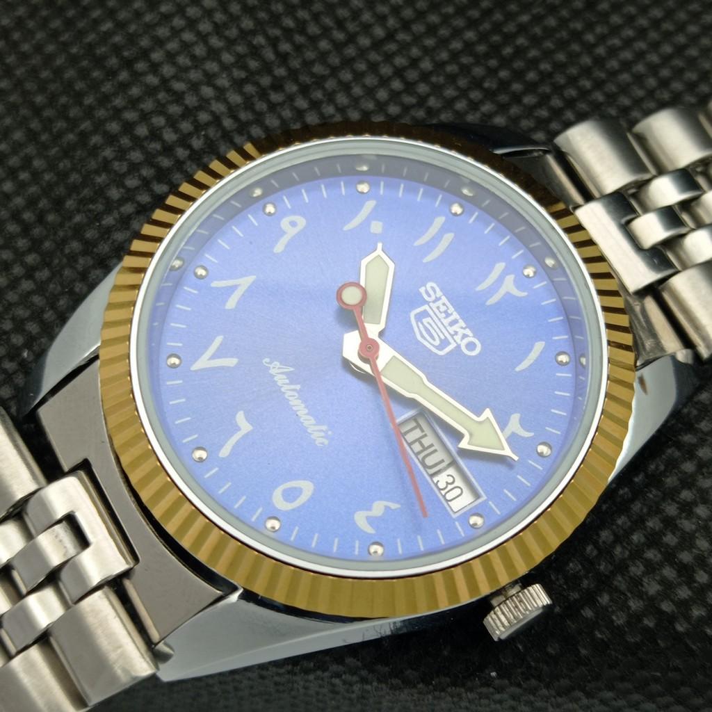 REFURBISHED SEIKO 5 PRESIDENT AUTOMATIC MENS JAPAN WATCH BACK 575b-a305129-2