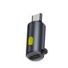 USB C zu USB C Adapter 240W Power Delivery Digitalanzeige mit Schalter Aluminiumlegierung Tragbares Design