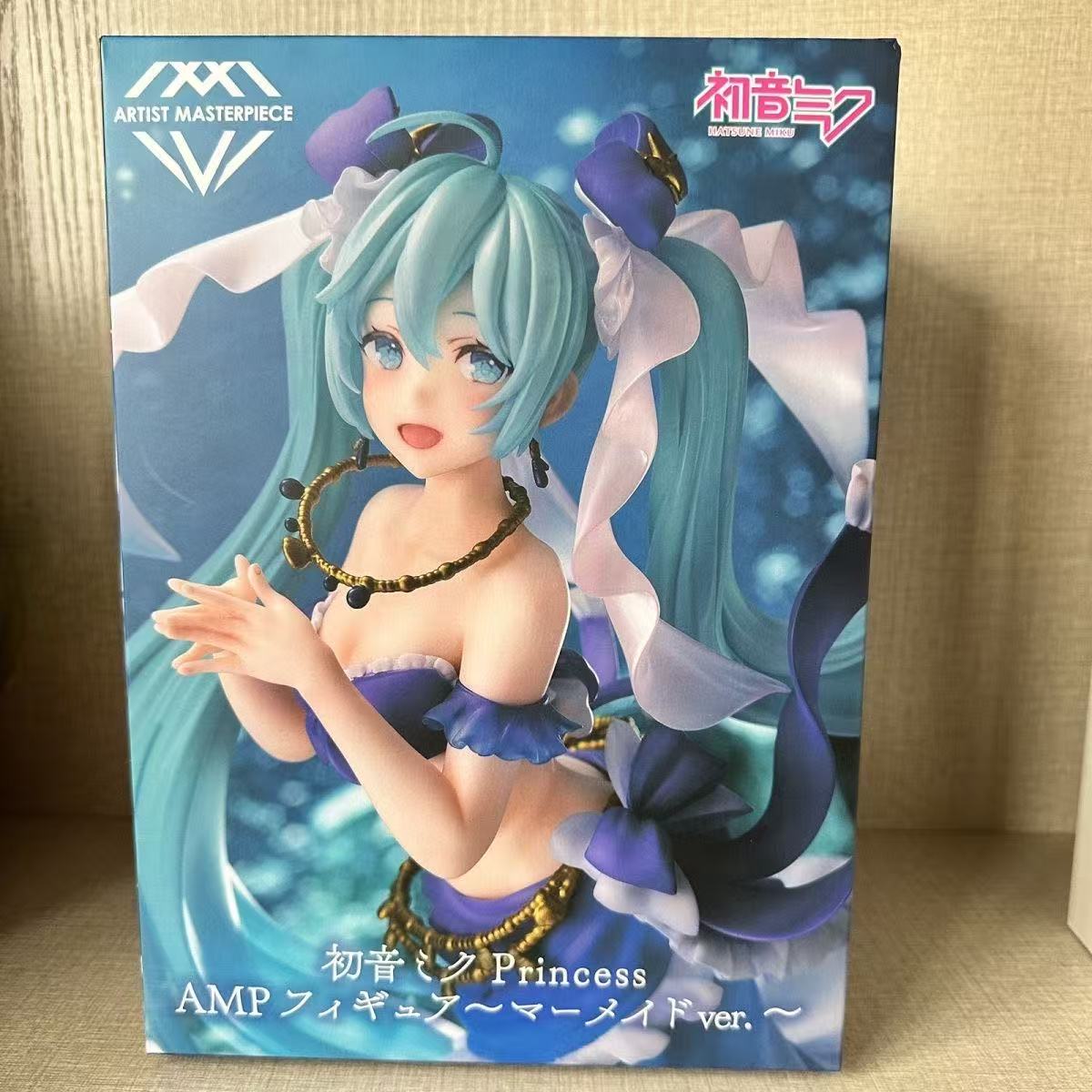 In Stock Genuine Hatsune Miku Artist Masterpiece Fairy Tale Princess Series Little Mermaid Anime Figure Model Toys Gift