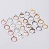 20pcs/lot 14*12mm Gold Bronze French Lever Earring Hooks Wire Settings Base Hoops Earrings For DIY Jewelry Making Supplie