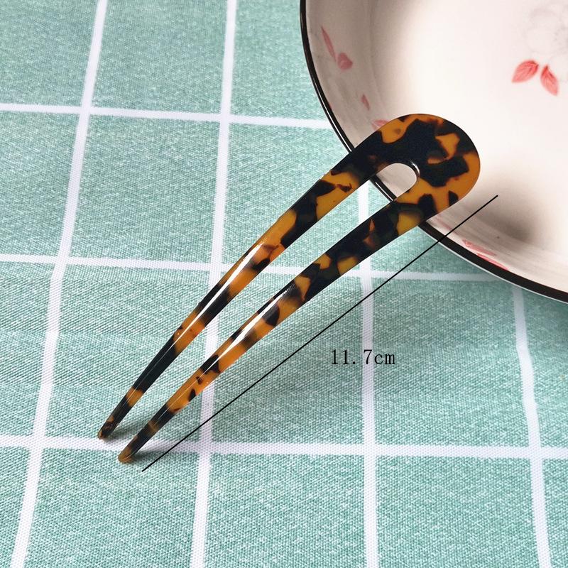 Fashion Hairpin Hair Sticks Women Hair Clip Elegant Colorful Acetate Hair Clips Girls Hair Sticks Hair Accessories Hairpin New