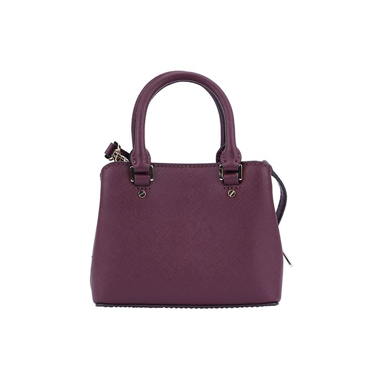 Michael Kors Letter Logo Solid Color Leather Crossbody Bag Women bags Purple Red 35H9GGFC4L-MERLOT