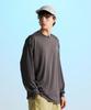 Leijibi Dry-Cooling Oversized Top Long Sleeve Rash Guard M Dark Gray