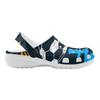 Unisex Lightweight Printed EVA Clogs Breathable Garden Shoes Slip On Beach Pool Home Bathroom Casual Sandals Home Outdoor Use