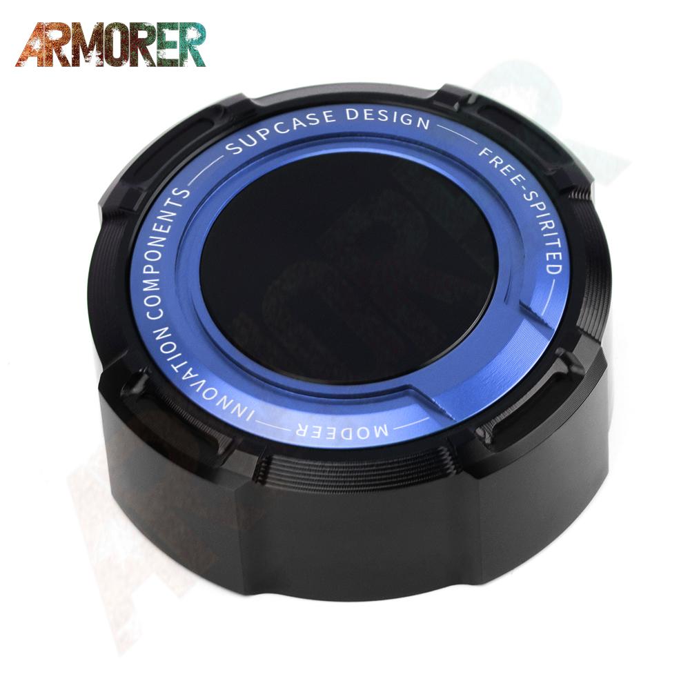 For KAWASAKI Z 650 750 900 1000 Z650 Z750 Z900 Z1000 Motorcycle CNC Aluminum Rear Brake Clutch Fluid Reservoir Cover