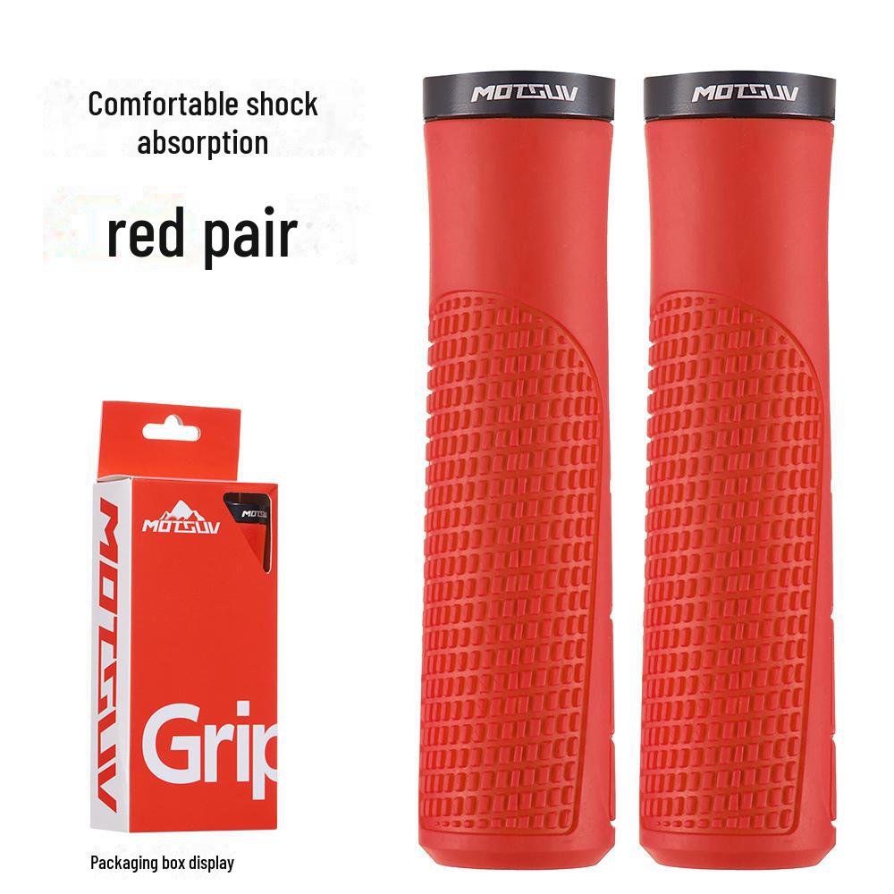 Universal Non-Slip Rubber Bike Handlebar Grips: Lightweight and Compatible with Mountain, Fixed Gear, and Folding Bikes