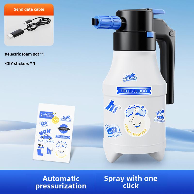 2-Liter-Schaumsprüher für die Autowäsche, Handsprüher für den Garten, Schaumpistole für Hochdruckreiniger, Gießkanne für die Pflanzen- und Autoreinigung