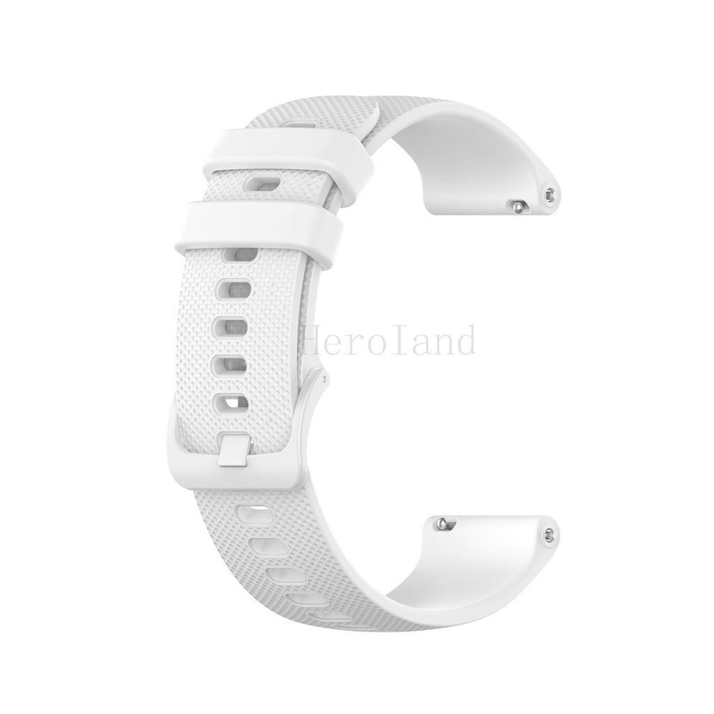 18 20 22MM Watch Strap For Garmin Vivoactive 4S 4 3 Smart Watch Sport Silicoe Wristband For Garmin Active S / Move 3S Bracelet