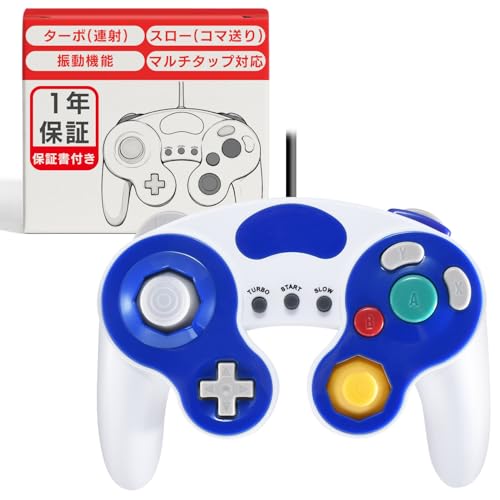 

Compatible with GameCube and Switch controllers [Compatible with Switch, Wii U, Wii, and GC! (Warranty included/1-year refund)] [Turbo (rapid fire), s