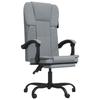 VidaXL Fauteuil Inclinable de Bureau Siège Inclinable Chaise d'Ordinateur Dossier et Repose-pied Réglables Meuble de Bureau 349617