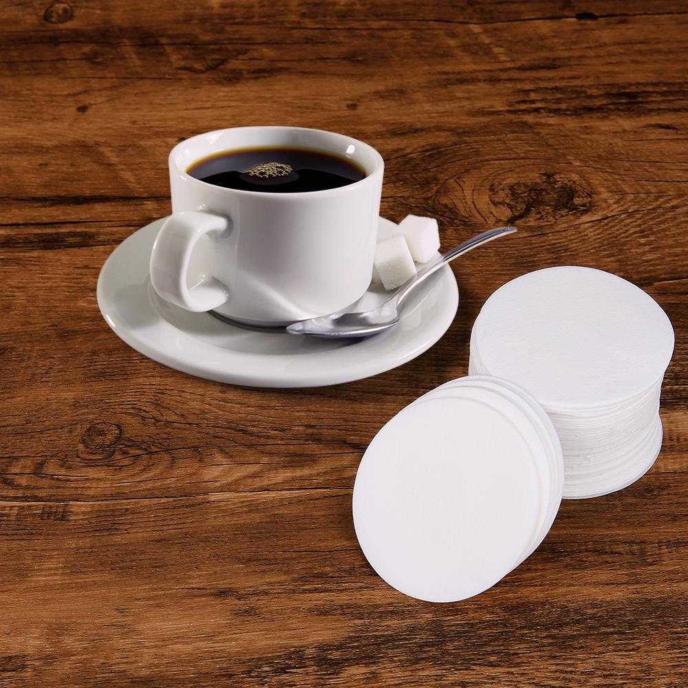 350pcs/bag Round Coffee Filter Paper 64mm For Espresso Coffee Maker Dripper Coffee Kitchen Cooking Tools Pot Paper
