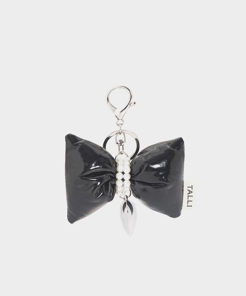 Talli Glossy Pearl Keychain_Black