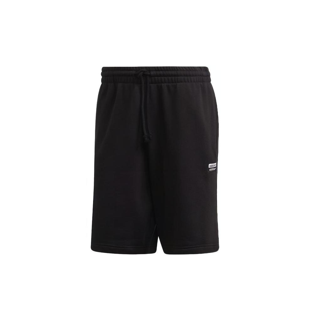 Adidas Originals Trefoil Solid Color Casual Shorts Men Bottoms Black FM2263