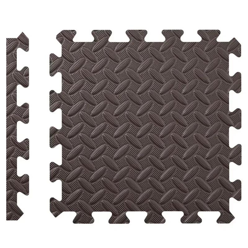 1/4/8Pcs 2.5cm Thick EVA Interlocking Foam Floor Mats Non-Slip Waterproof Puzzle Tiles for Gym Workout Home Kids Room Protection