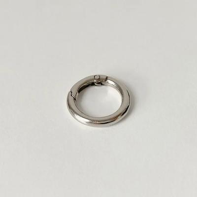 Key Holder&charm Open Ring_silver
