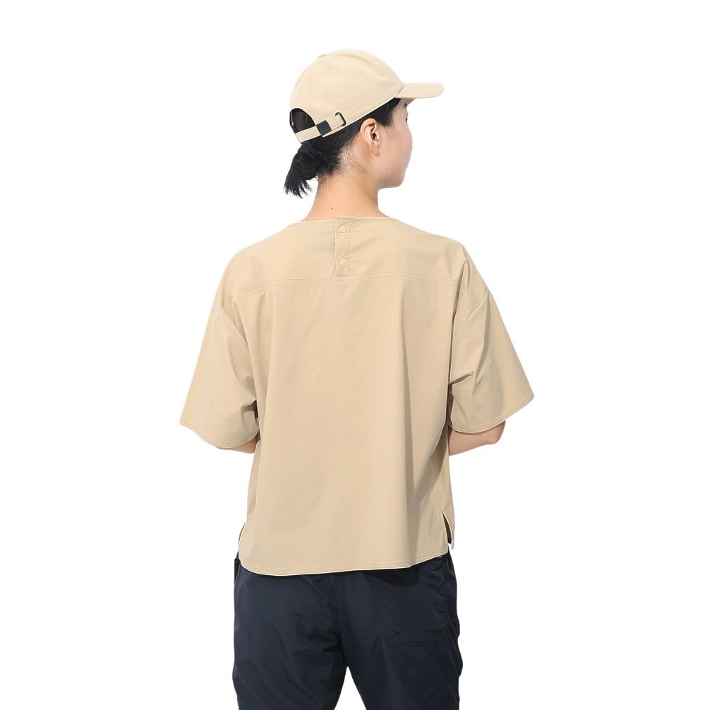 Jack Wolfskin Short Sleeve Tech and Can Be Paired with Other JP UR ACTIVE SETUP T Everyday Wear Women's T-Shirt (TEXASHIELD CORE Water-repellent,