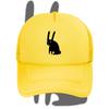 Bunny Ears Face Outline Shape Baseball Cap Anime Graphic Hats Adult Unisex Women Sports Outdoor