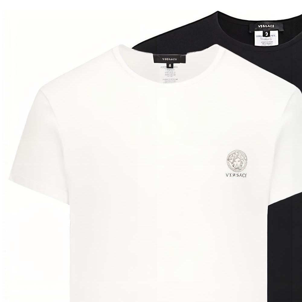 VERSACE 2 Pack Crewneck T Shirts AU10193-1A10011-A225E