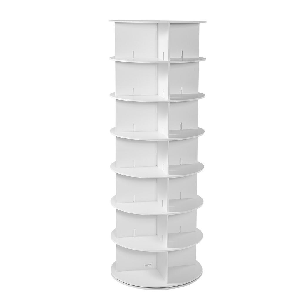 Torre Giratoria de Zapatero de 7 Niveles, Zapatero Giratorio 360°, Exhibidor Giratorio Redondo tipo Carrusel de Almacenamiento, Organizador Giratorio de Mesa (Lazy Susan) Independiente para